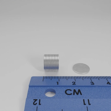 Neodímium korong mágnes 12x1mm
